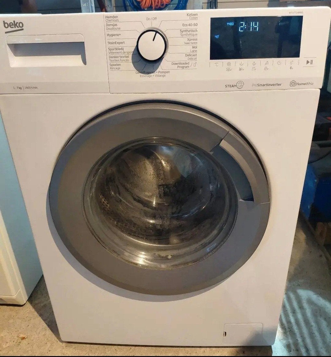Beko Wasmachine met Steamfunctie, Witgoed en Apparatuur, Ophalen, Gebruikt, Voorlader, Kort programma