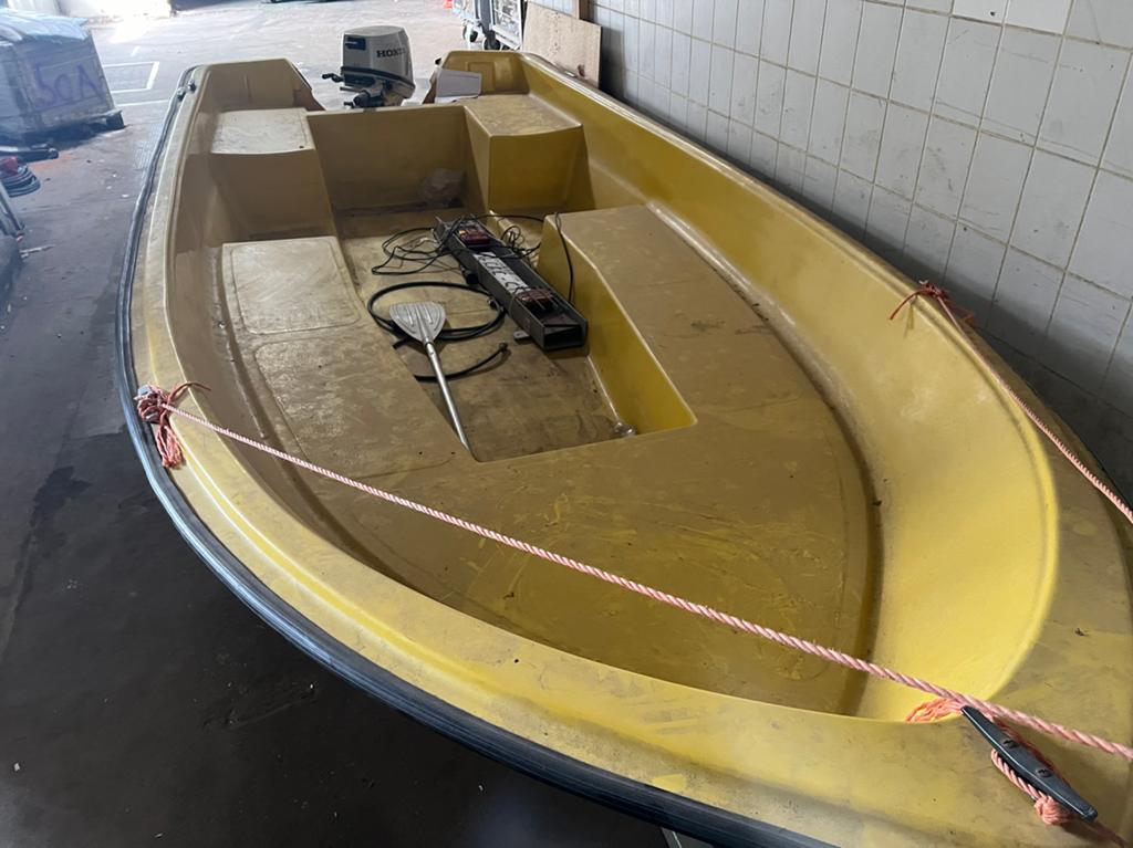 Boot / plezierbootje met 8pk honda motor, Ophalen of Verzenden, Zo goed als nieuw