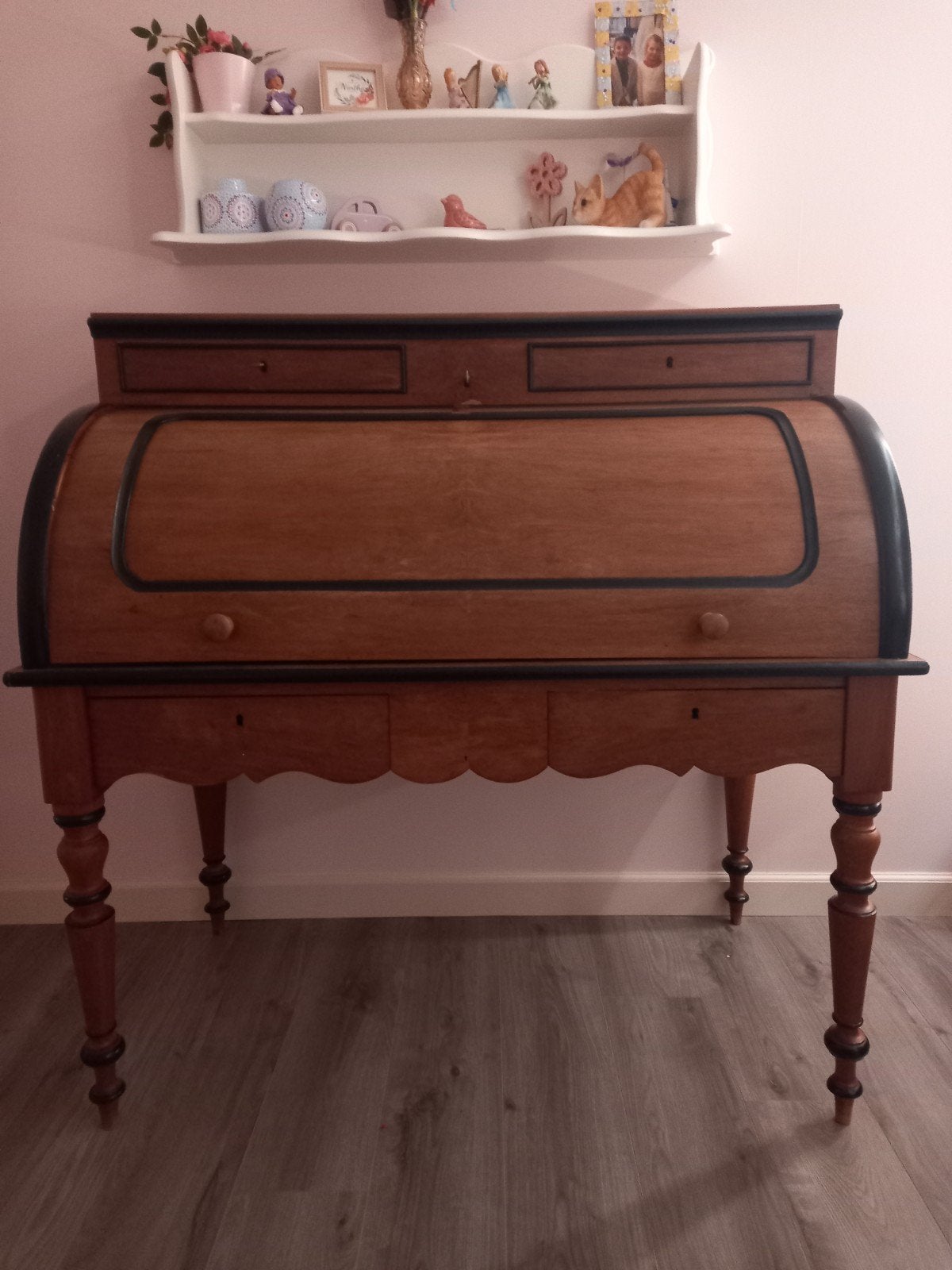 Antiek rolluikbureau / secretaire, Ophalen of Verzenden