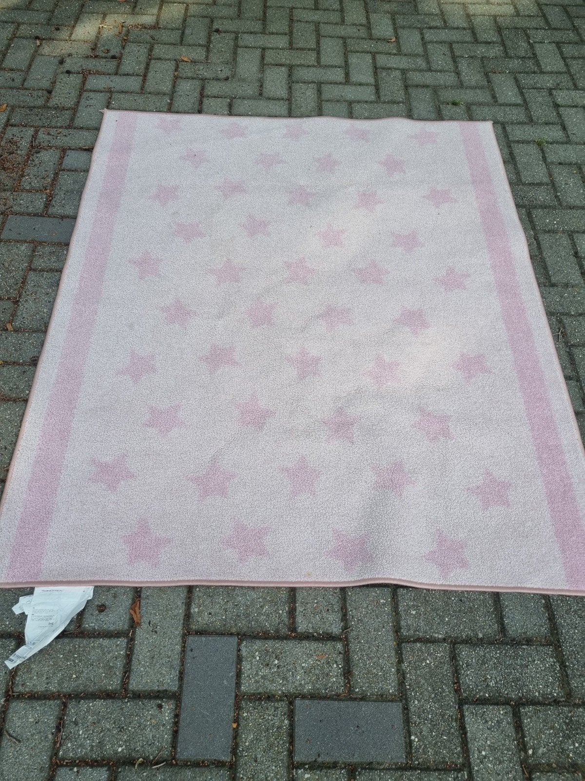 IKEA HIMMELSK kleed met sterrenpatroon, roze/wit, Ophalen, Gebruikt, Meisje, Roze