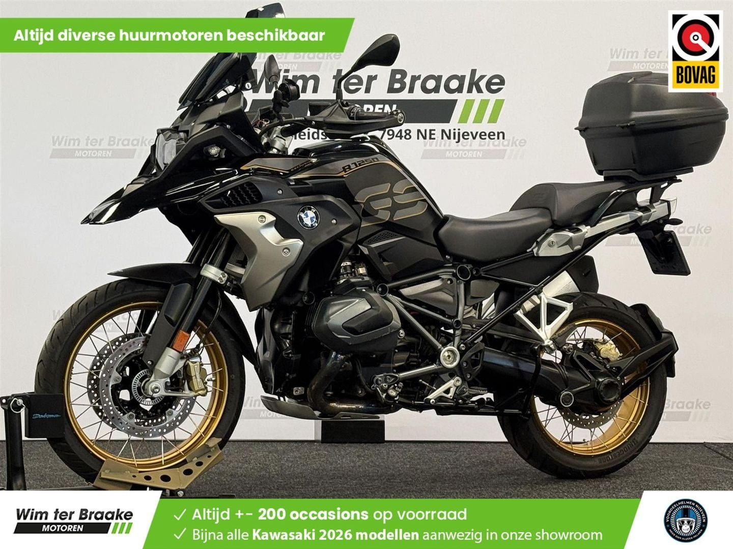 BMW R 1250 GS ABS (bj 2019) 35,342 km, 2 cilinders, 1254 cc, Motorrijbewijs A, Bedrijf