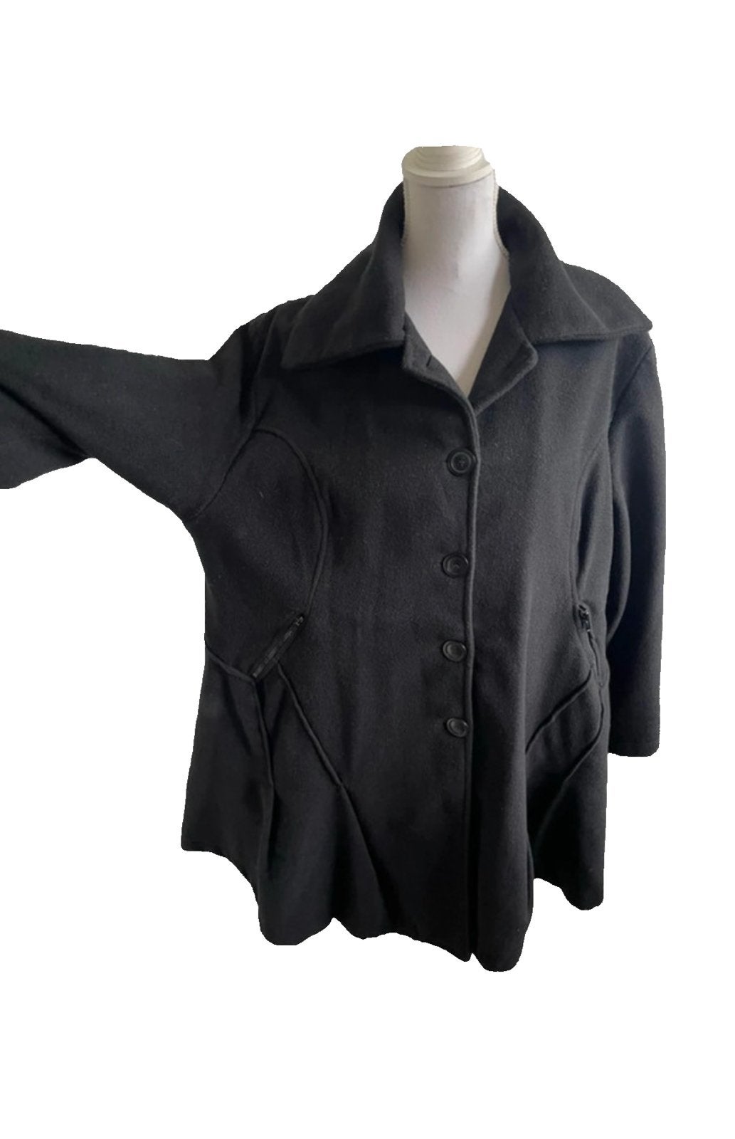 Mooie jas van Twister 46/48, Kleding | Dames, S.O.S. B.V. / Twister Plus Size / Twister, Zwart, Ophalen of Verzenden, Info@twisterplussize.com