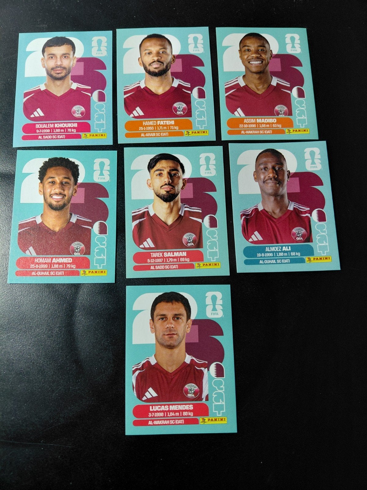 Qatar (panini wk 2026 stickers), Verzamelen, Ophalen of Verzenden, Nieuw, Buitenlandse clubs, Poster, Plaatje of Sticker