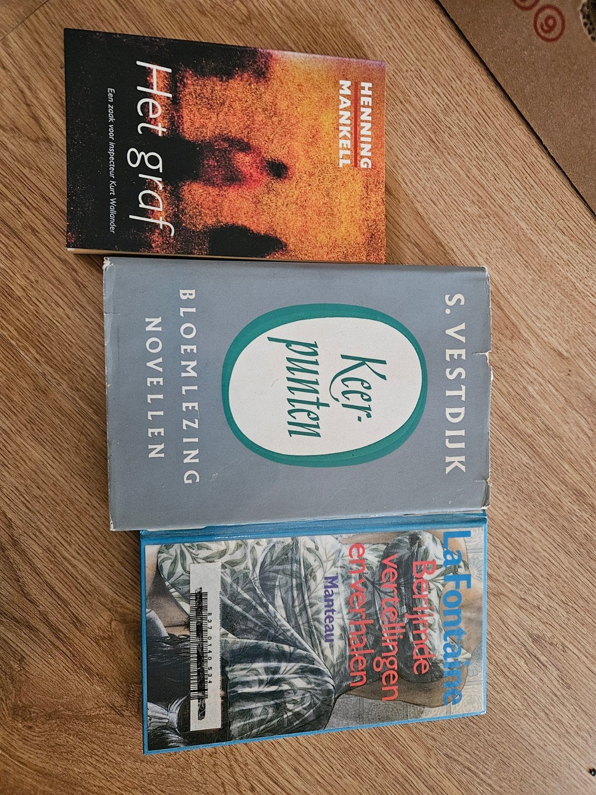Boekenpakket: Mankell, Vestdijk, La Fontaine - 3 titels, Boeken, Verzenden, Gelezen, Henning Mankell, S. Vestdijk, La Fontaine