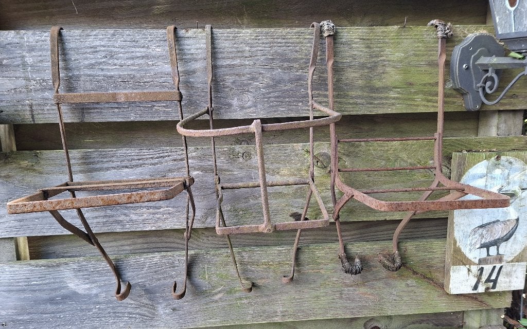 Vintage Fiets Bagegedragers / 3 stuks, Ophalen, Gebruikt, Ameide, Pellikaan