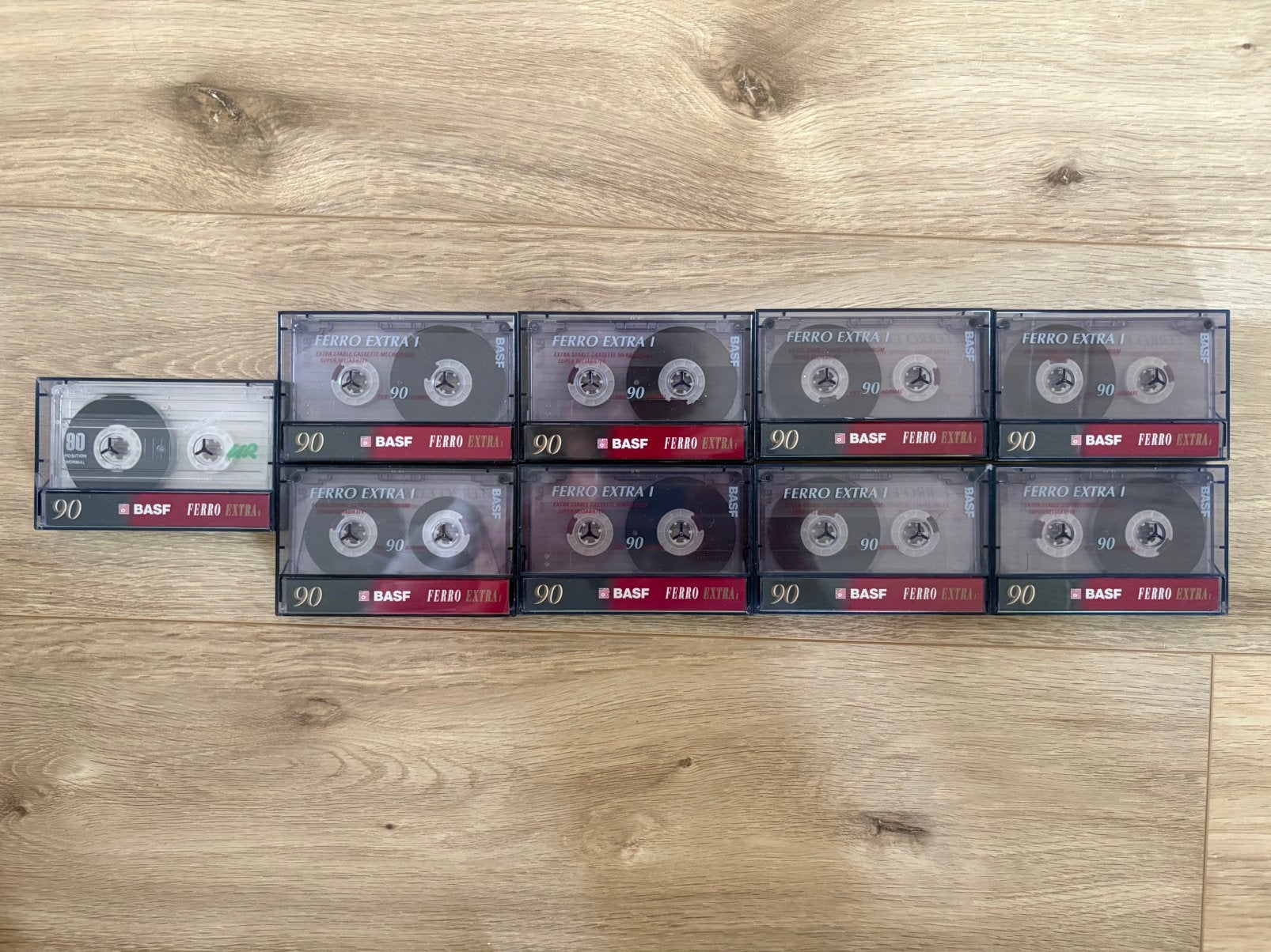 9x bespeelde BASF ferro cassettes, type 1, Ophalen of Verzenden, Zo goed als nieuw, Overige genres, 2 t/m 25 bandjes