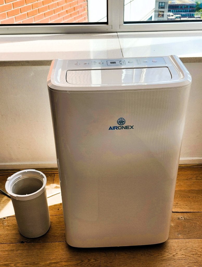 Mobiele airco aironex 12000 btu, Ophalen, Koelen en Ontvochtigen, Timer, Minder dan 60 m³