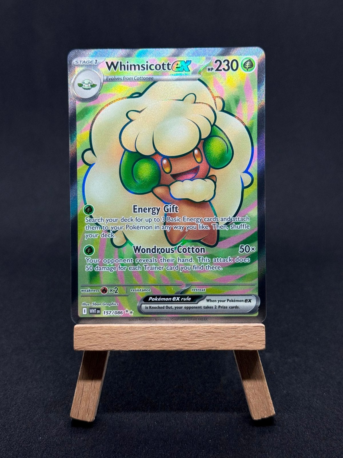 Pokémon TCG Whimsicott ex WHT 157 | Ultra Rare, Ophalen of Verzenden