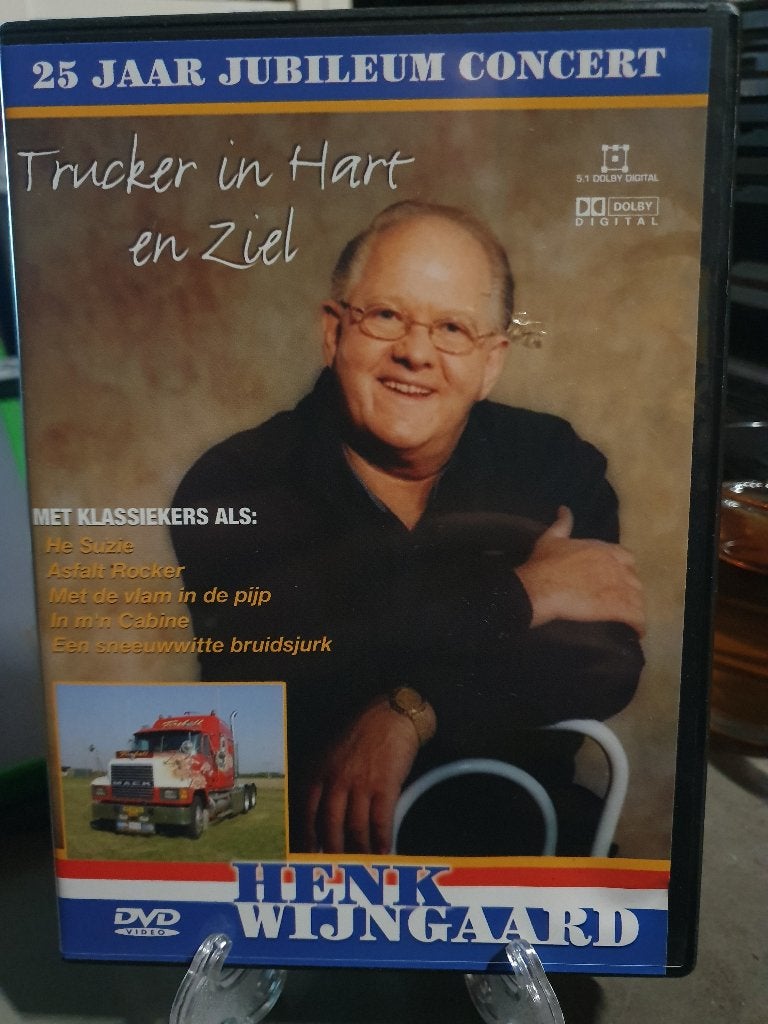Henk Wijngaard - Trucker in Hart en Ziel DVD, Alle leeftijden, Ophalen, Zo goed als nieuw
