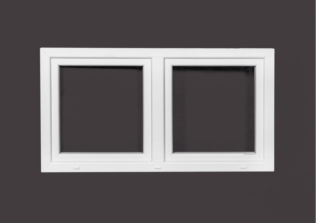 Kunststof draaikiep draaikiep kozijn b150 x h110 RAL 7016, Kunststof, Raamkozijn, Niet ingevuld, Nieuw
