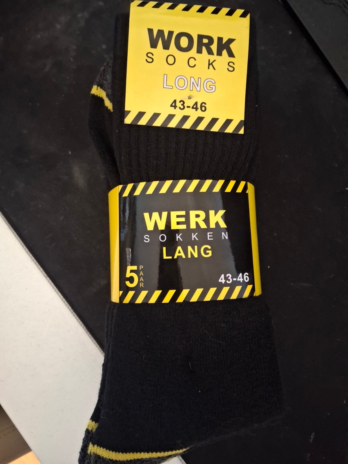 Nieuwe Werk Sokken Lang - Maat 43-46 (5 paar), Kleding | Heren, Sokken en Kousen, Werk, Zwart, Ophalen of Verzenden, Nieuw