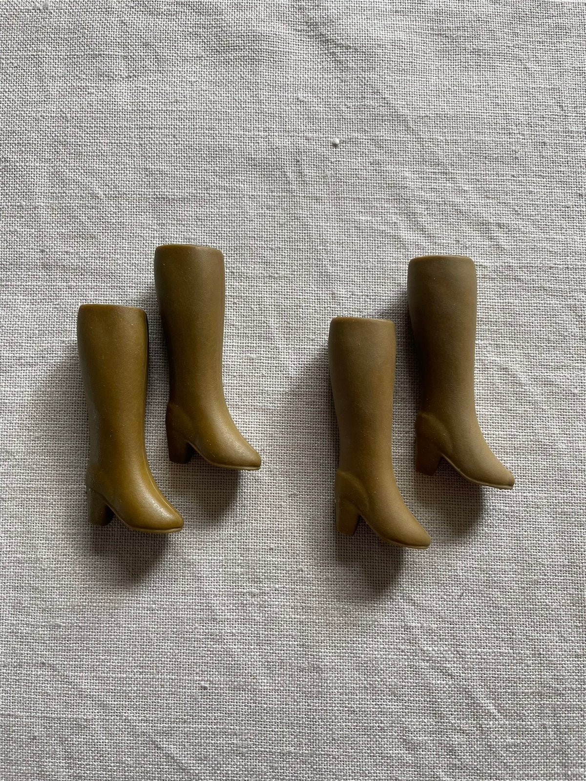 Vintage bruine Barbie Christie Cara laarzen Mattel 70s 👢👢, Verzamelen, Ophalen of Verzenden, Gebruikt, Accessoires