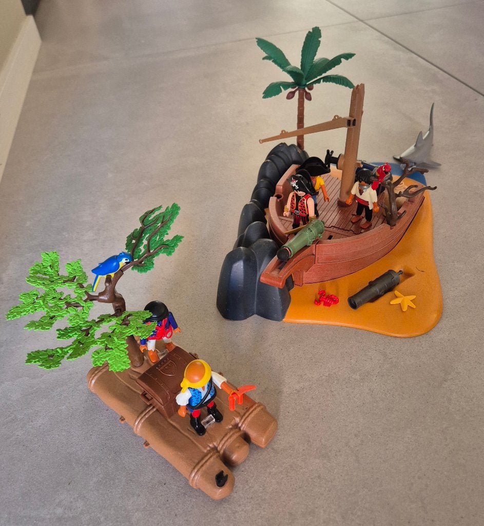 piratenschip - playmobile, Ophalen, Pirates, Gebruikt, Losse onderdelen