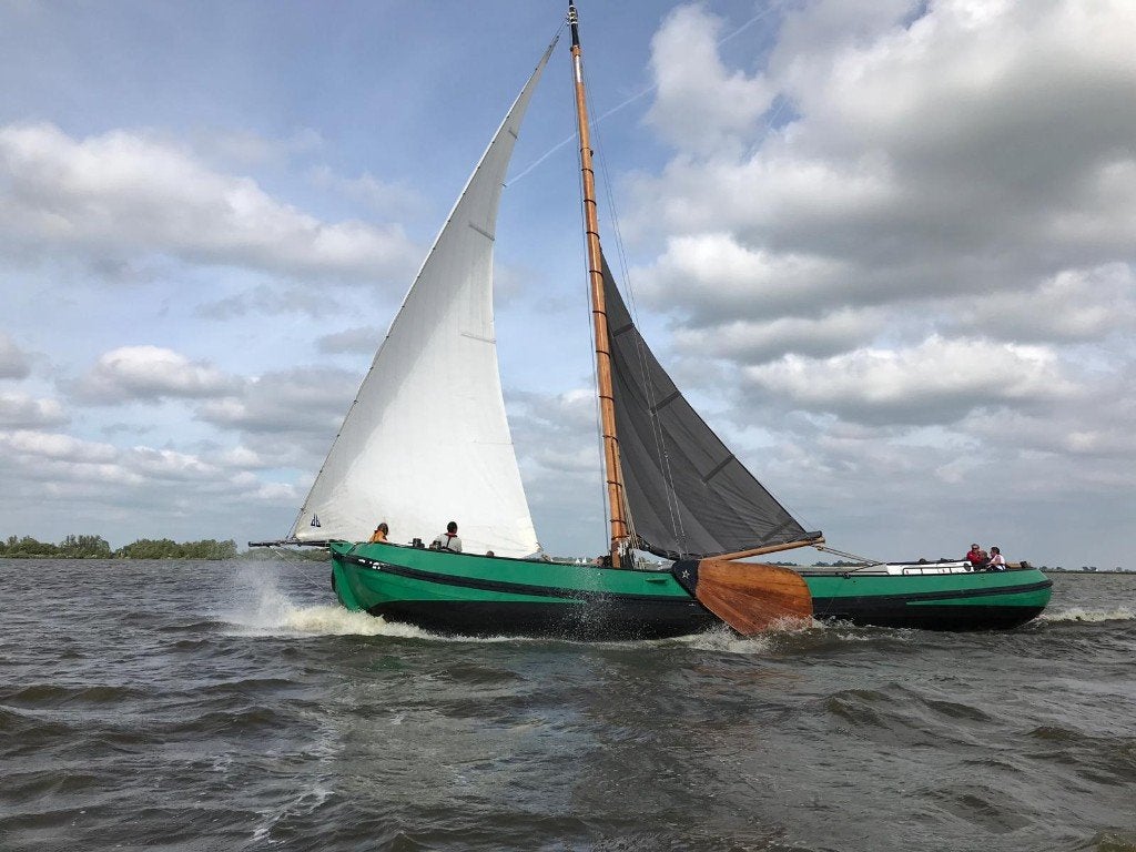IFKS skutsje Zorg & Vlijt, Ophalen, Van der Werf, Gebruikt, Staal