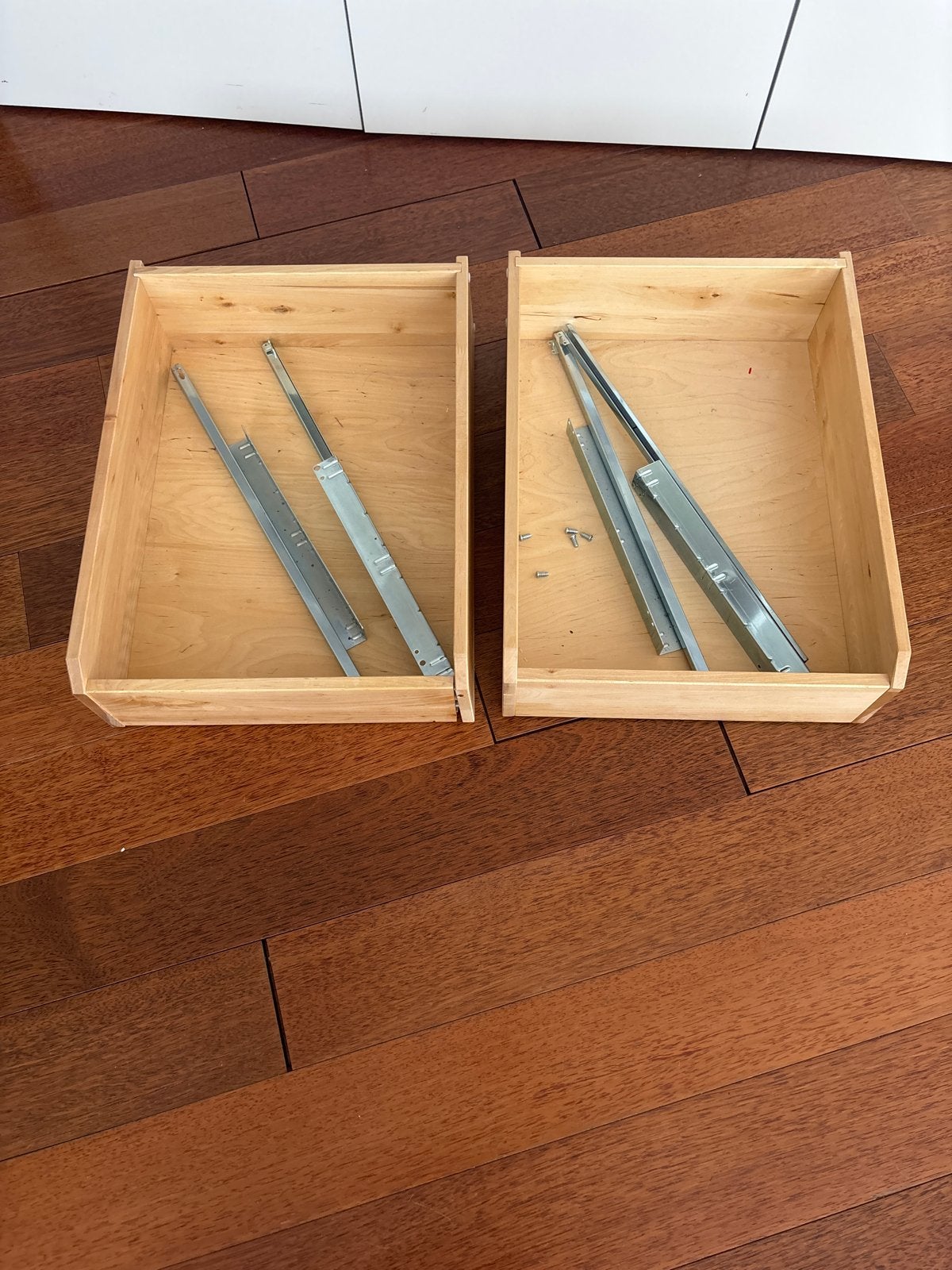 2x IKEA Pax Komplement lade oud model 50x58cm met rails, Ophalen of Verzenden, Gebruikt