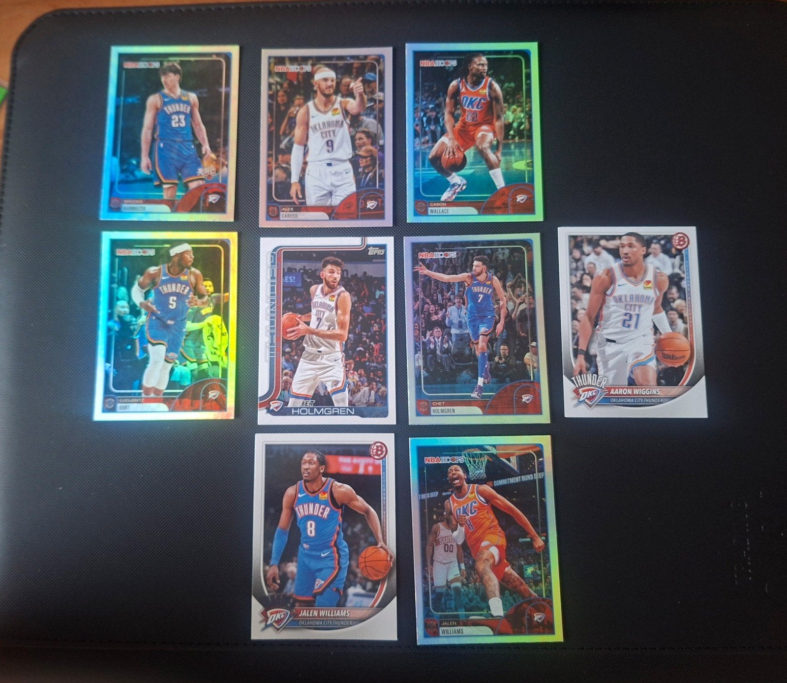 Oklahoma City Thunder NBA Kaarten - Diverse Spelers, Ophalen of Verzenden, Zo goed als nieuw, Overige sporten, Spelerskaart