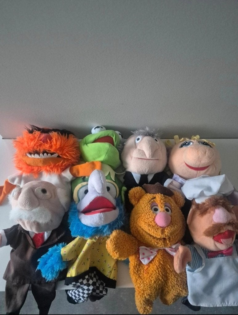 Hele serie The Muppets handpoppen, Ophalen of Verzenden, Gebruikt, Overige typen