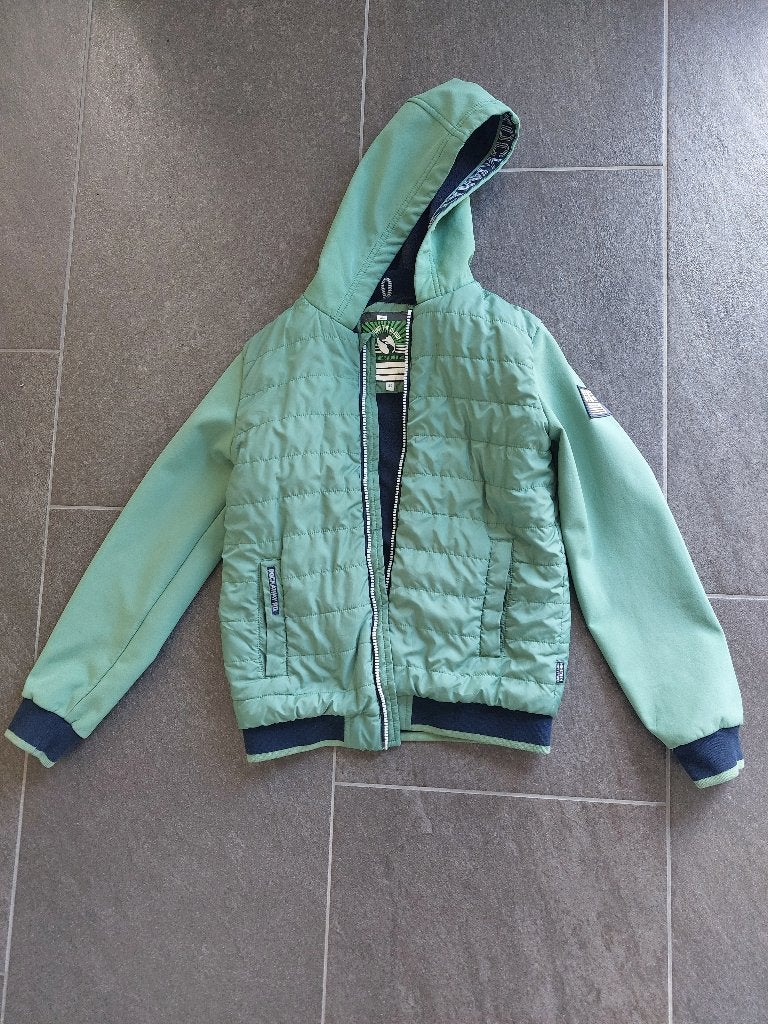 Groene zomerjas maat 158/164, Ophalen of Verzenden, Gebruikt, Jongen, Jas
