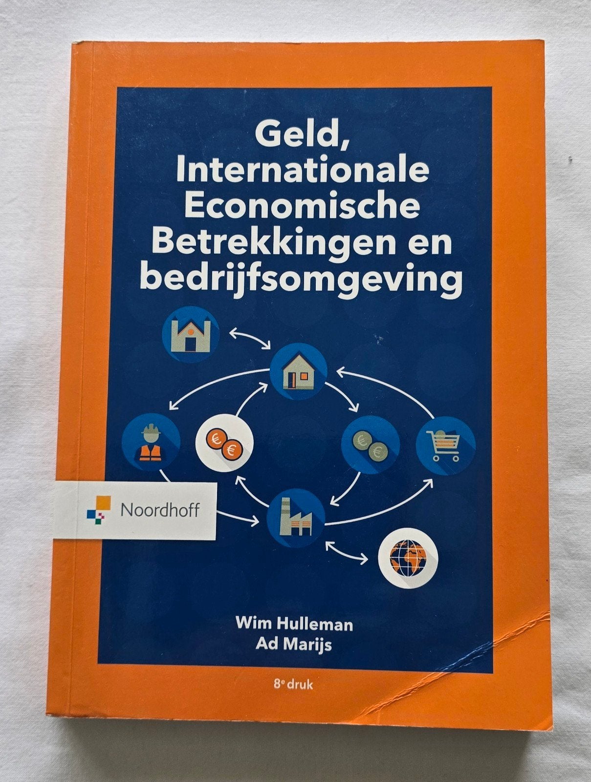 Geld, Internationale Economische Betrekkingen en Bedrijf, Wim Hulleman, Ad Marijs, Zo goed als nieuw, Gamma, HBO