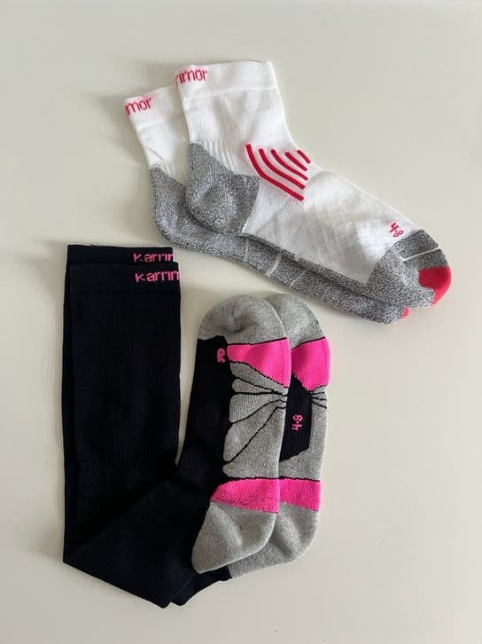 Karrimor Hardloop- & Compressiesokken Set- 2 Paar Maat 37-41, Sokken en Kniesokken, Unit A, Brook Park East, Shirebrook, NG20 8RY, United Kingdom