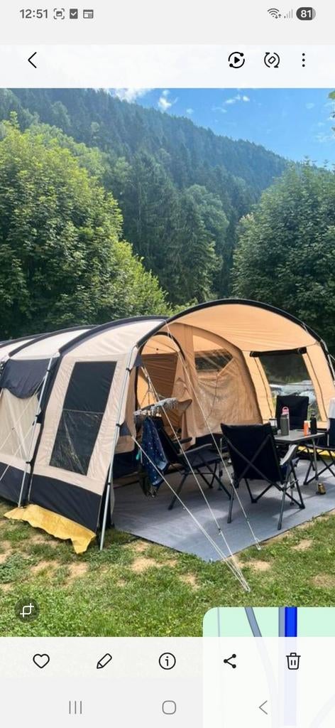 Obelink Amazonas 600 tunneltent met extra luifel (m2398818951) — Tenten — Marktplaats