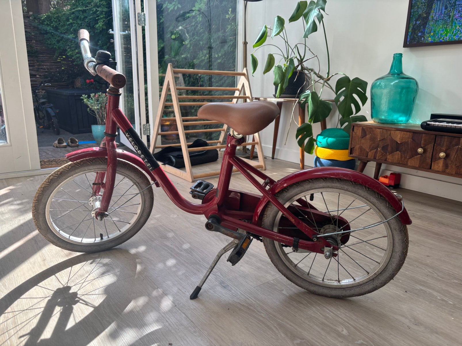 Veloretti rood 16 inch, 51 tot 55 cm, Ophalen, Gebruikt, Staal