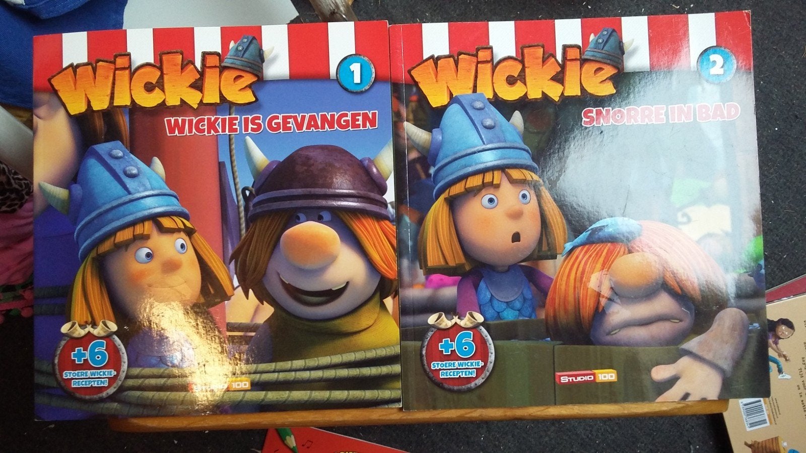 2 Wickie de Viking boekjes, Ophalen of Verzenden, Gelezen, Fictie algemeen