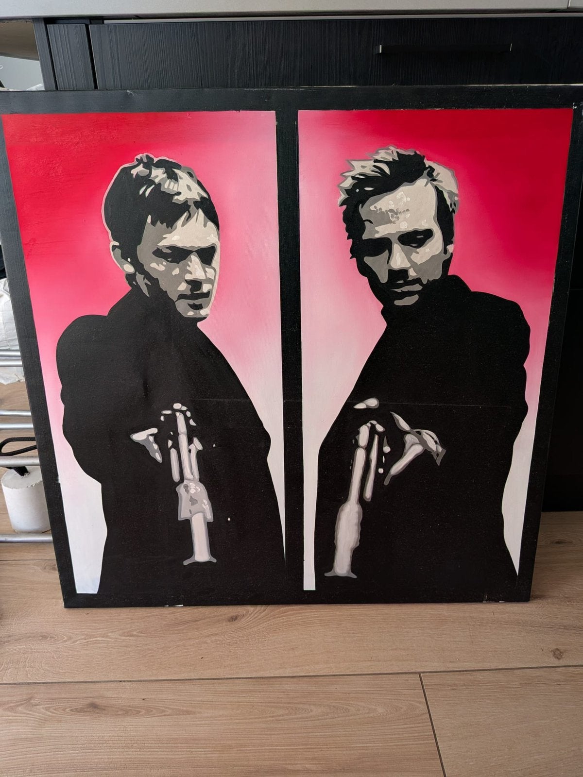 Schilderij van The Boondock Saints, Ophalen