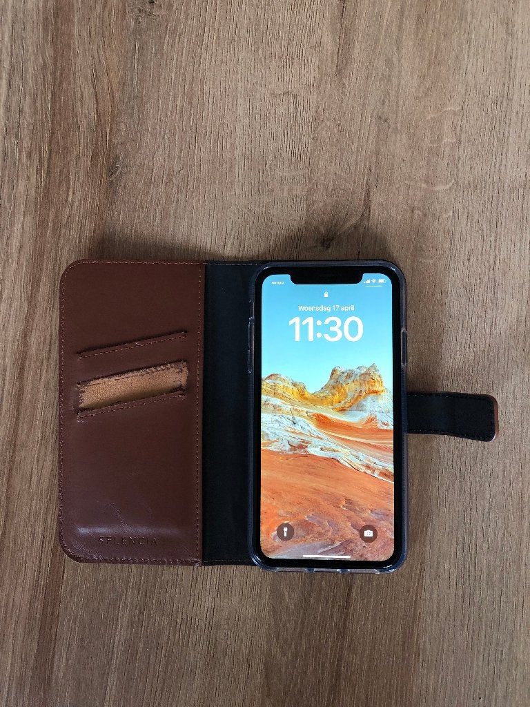 iPhone 11 lederen hoesje, Ophalen of Verzenden, Nieuw, IPhone 11