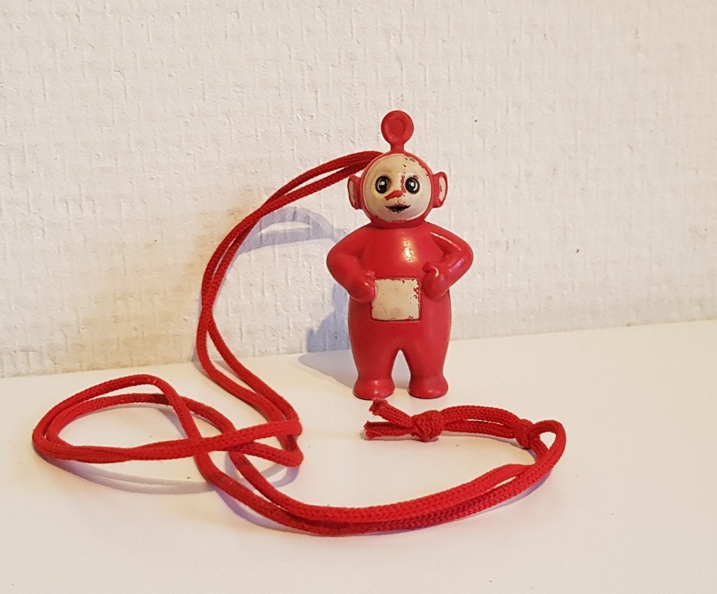 Vintage Teletubbie Po sleutelhanger/hanger, Verzenden, Gebruikt
