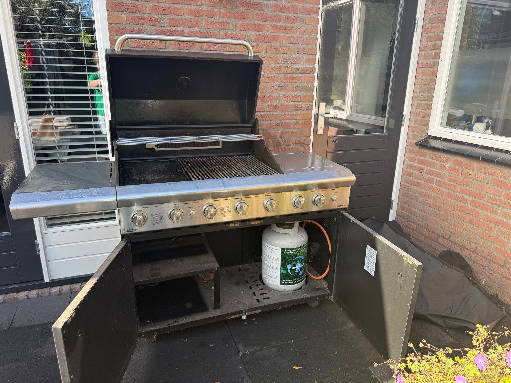 Grandhall zeer grote gasbbq, Ophalen, Gebruikt, Grandhall