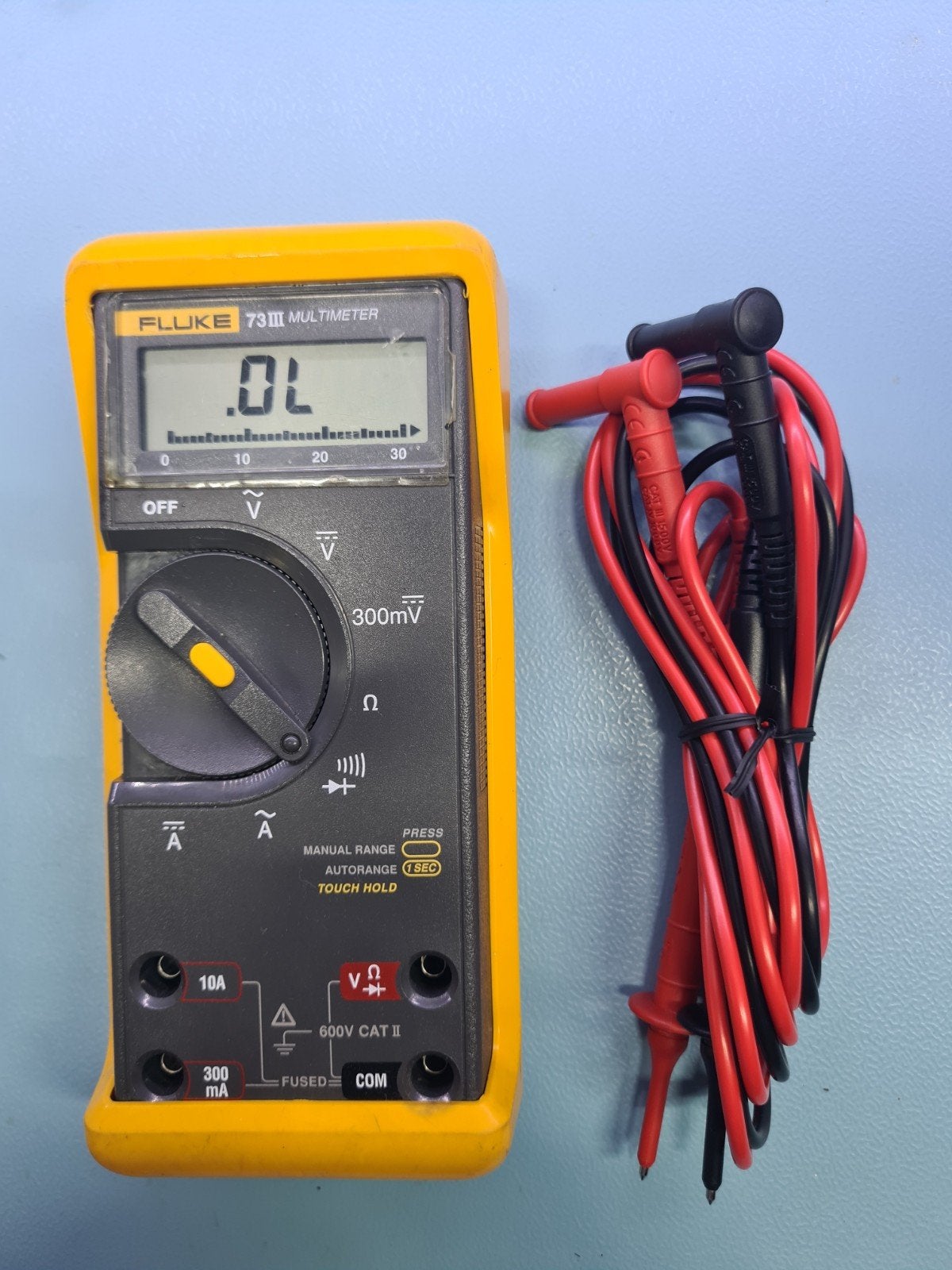 Fluke 73 III Multimeter en nieuwe meetsnoeren, Ophalen of Verzenden, Zo goed als nieuw, Multimeter