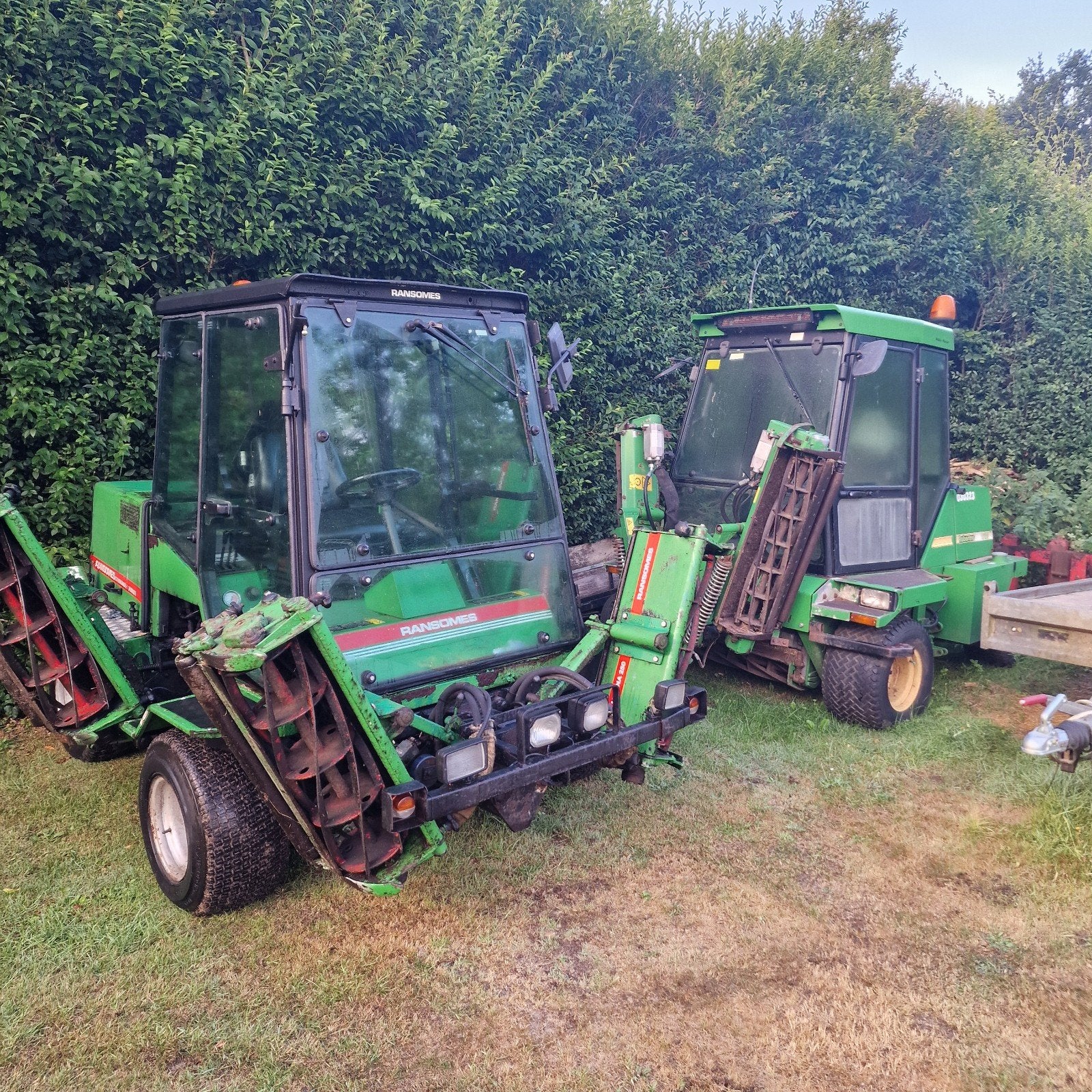2x 4 cilinder diesel maaier Roberine / Ransomes, Tuin en Terras, Ophalen, Gebruikt, Elektrische starter, ROBERINE