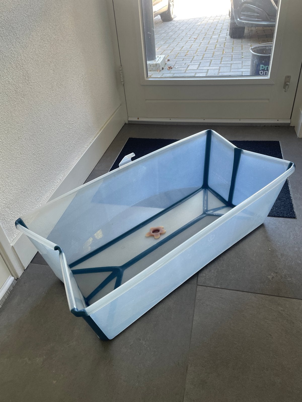 Stokke Flexi Bath X-Large opvouwbaar babybadje, Gebruikt, Badje, Standaard, Ophalen