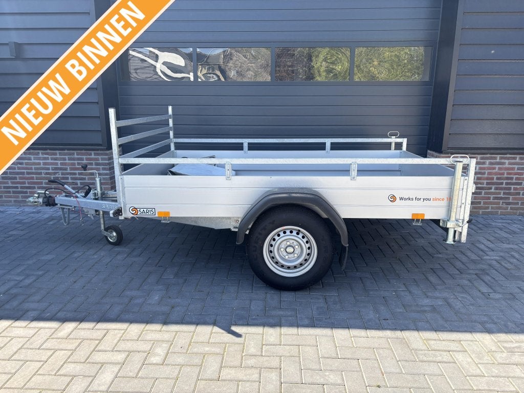 Saris enkelasser aanhanger aanhangwagen 1500 kg rijplaten, Auto diversen, Aanhangers en Bagagewagens, Nieuw