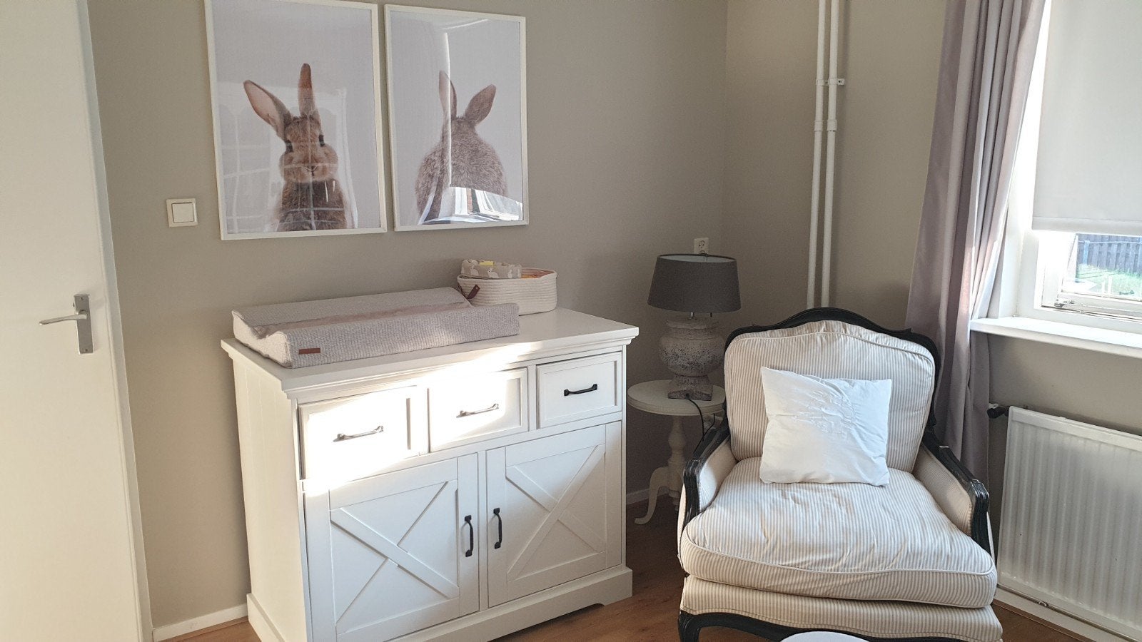 Kidsmill Savigno Commode Wit Met Kruis - Zo goed als nieuw, Ophalen, 50 tot 70 cm, 100 cm of meer, Zo goed als nieuw