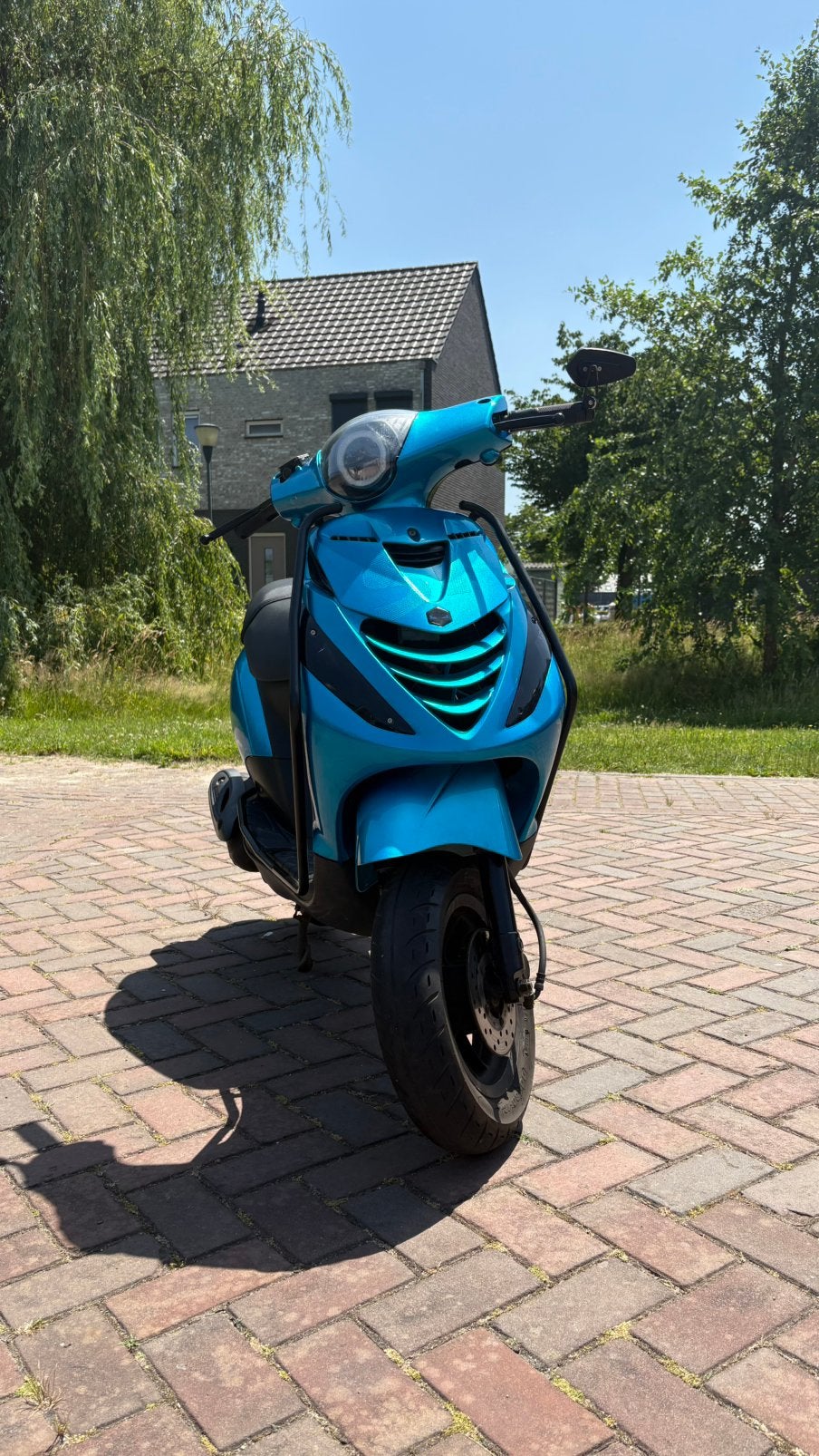 Piaggio zip uit 2017, Fietsen en Brommers, Scooters | Piaggio, Ophalen, Maximaal 45 km/u, Zip, Zo goed als nieuw