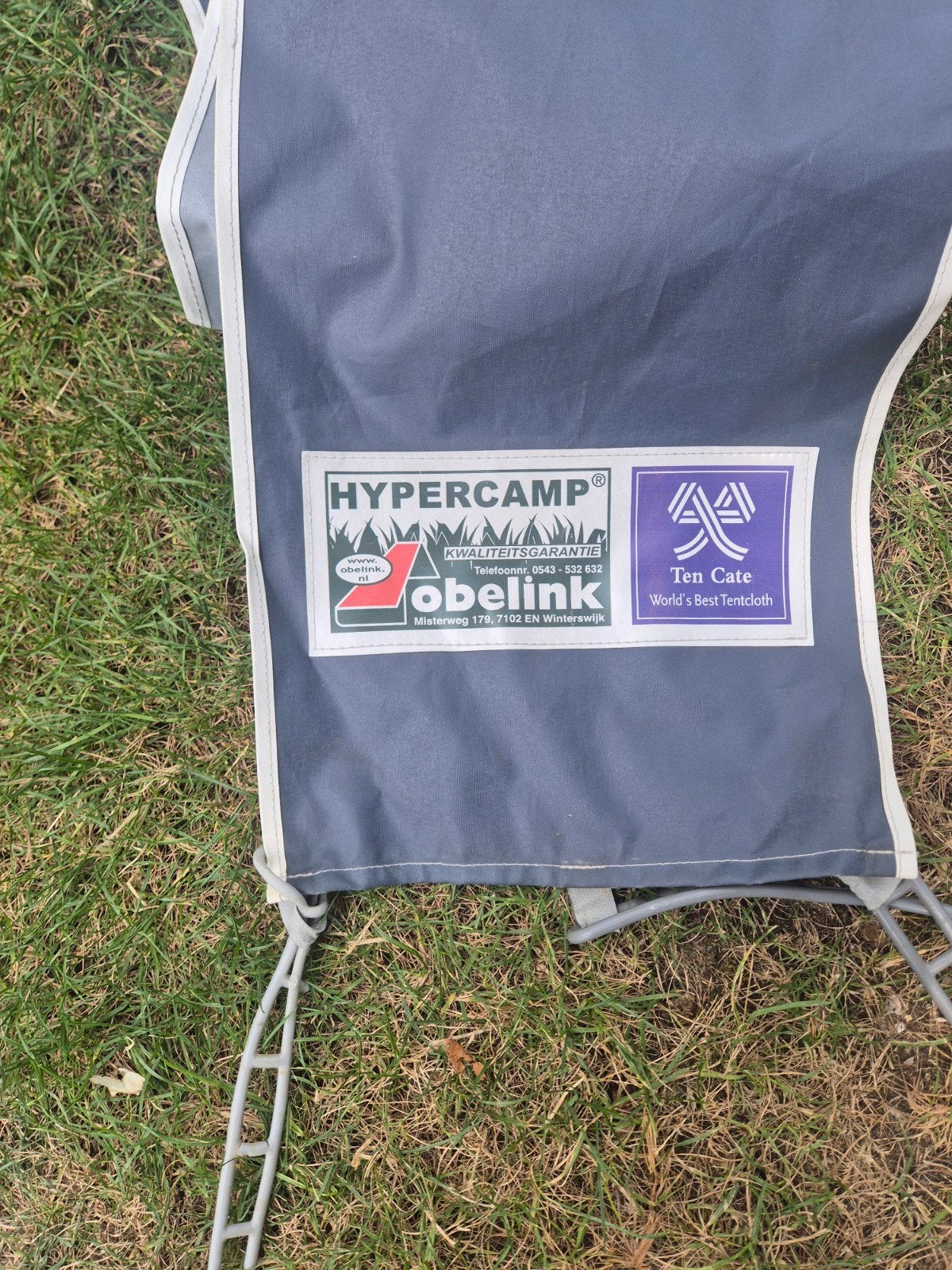 Luifel 390 x 200 cm - Hypercamp Obelink Ten Cate, Ophalen
