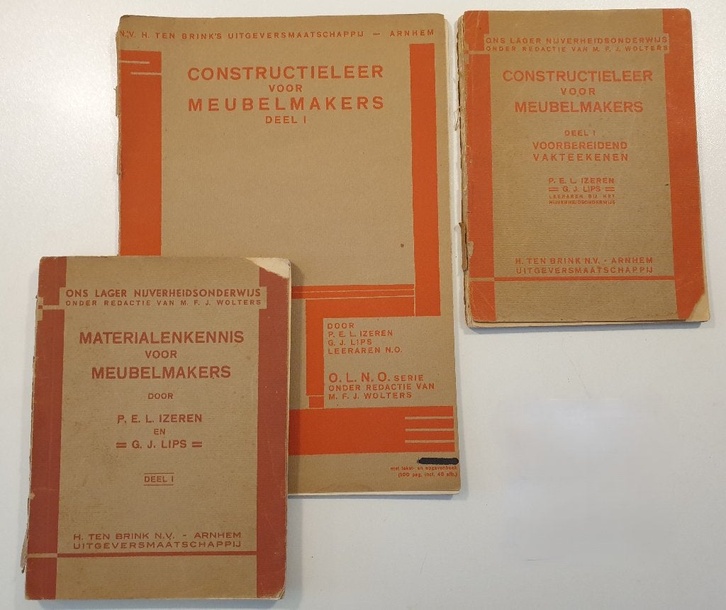 3 Zeldzame boekjes van PEL Izeren Genneper Molen, Gelezen, Verzenden, Architecten, P.E.L. Izeren