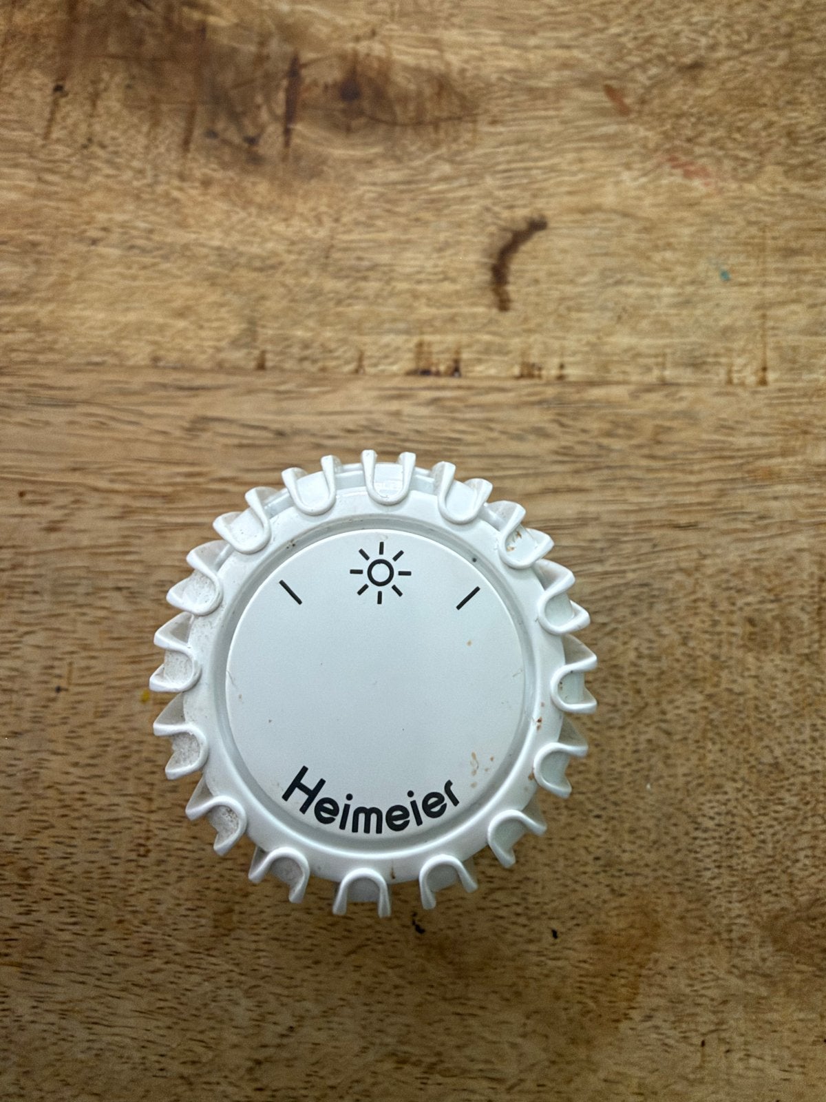 Heimeier thermostaatknop (5 beschikbaar), Ophalen of Verzenden, Zo goed als nieuw