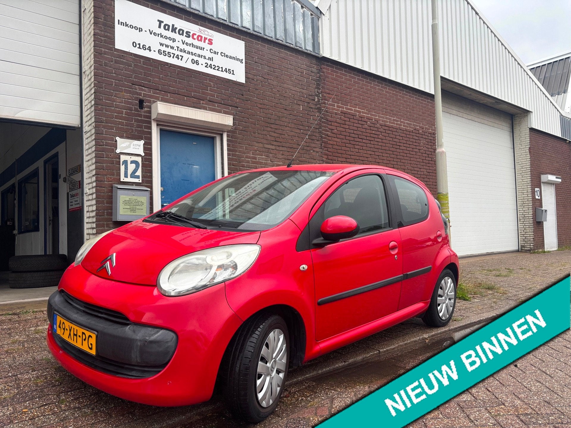 Citroen C1 1.0-12V Ambiance AIRCO&JAAR APK, Auto's, Voorwielaandrijving, Gebruikt, 4 stoelen, C1