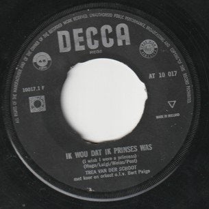 Trea v d Schoot (Trea Dobbs)- Ik Wou Dat Ik Prinses Was 1963, Ophalen, Gebruikt, Nederlandstalig