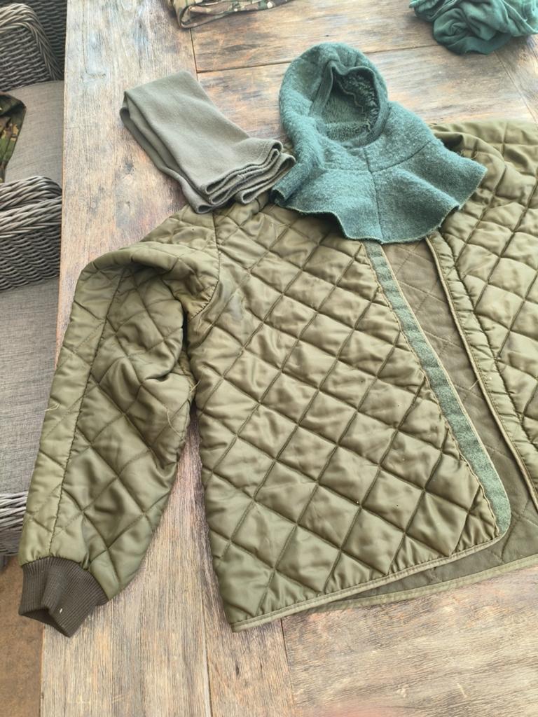 Vintage KL Gewatteerde Jas met Capuchon en Sjaal, Ophalen of Verzenden, Overige soorten, Nederland, Kleding of Schoenen