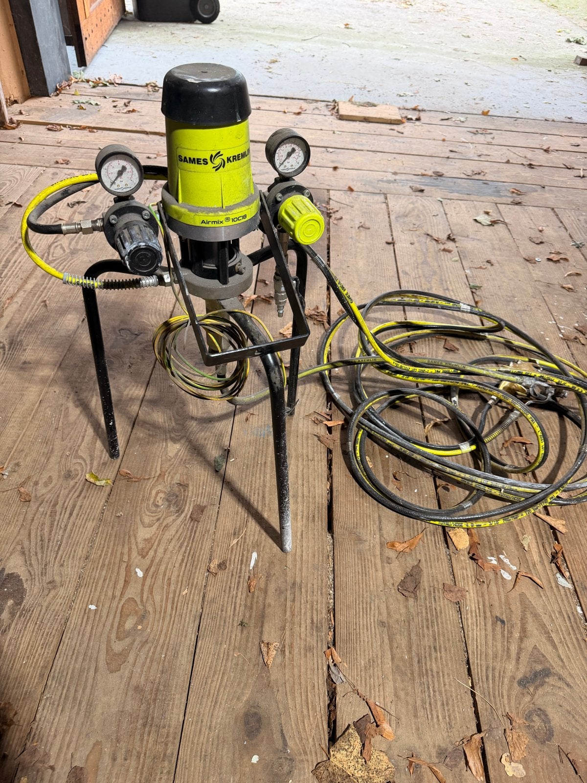 Sames Kremlin Airmix 10c18 Airless Membraanpomp, Doe-het-zelf en Verbouw, Ophalen, Gebruikt, Verfspuit of Verfpomp