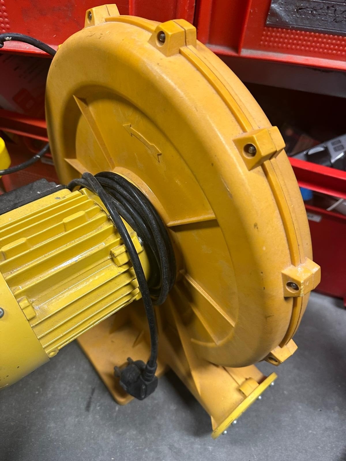 Gele industriële ventilator/blower, Ophalen of Verzenden