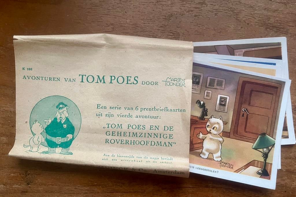 Tom Poes - 6 kaarten + wikkel serie 4, Verzamelen, Ansichtkaarten | Themakaarten, Ophalen of Verzenden, Overige thema's