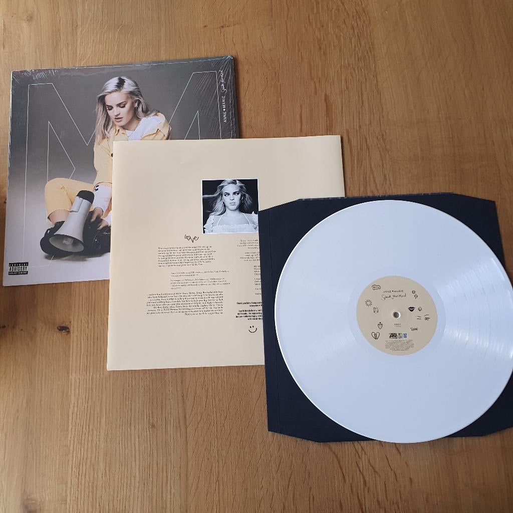 Anne-Marie – Speak Your Mind (EU2018) (NM/NM) white vinyl, Ophalen of Verzenden, Zo goed als nieuw, 12 inch