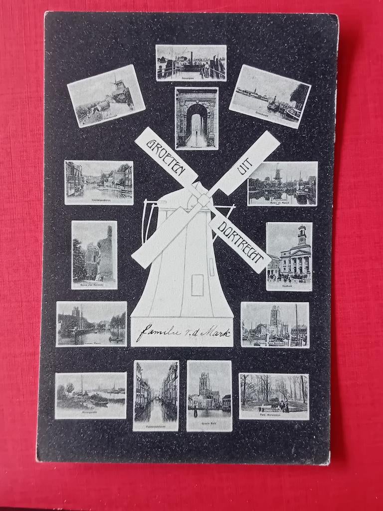 Ansichtkaart Dordrecht, Verzamelen, Ansichtkaarten | Nederland, Ophalen of Verzenden, Voor 1920, Zuid-Holland