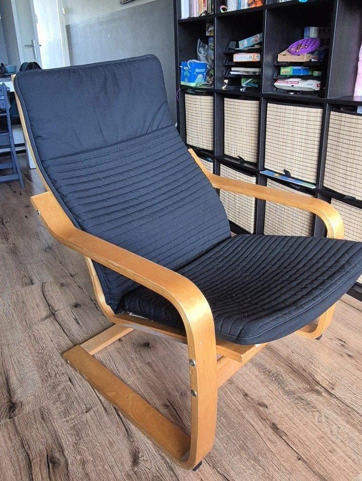 Ikea Rocking Chair, Ophalen, Overige materialen, Gebruikt, Zwart
