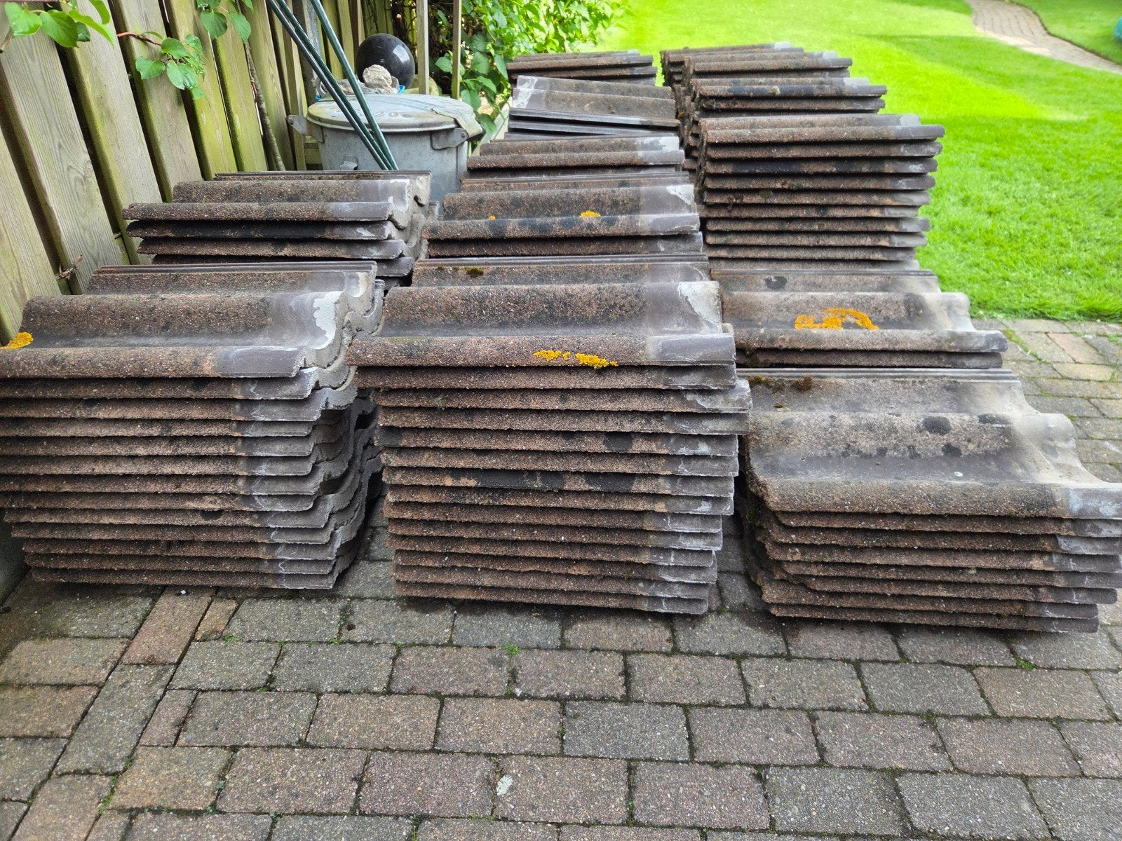 Gebruikte dakpannen ongeveer 200 stuks, Gebruikt, Steen of Klei, Ophalen of Verzenden, 15 m² of meer